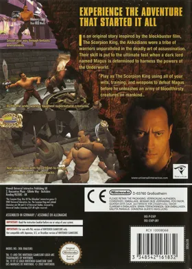 Scorpion King, The - Rise of the Akkadian box cover back